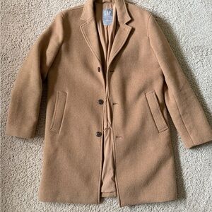 GAP Camel Recycled Wool Topcoat